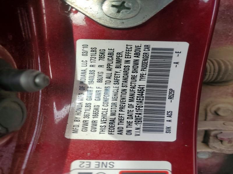 2010 Honda Civic Lx-s