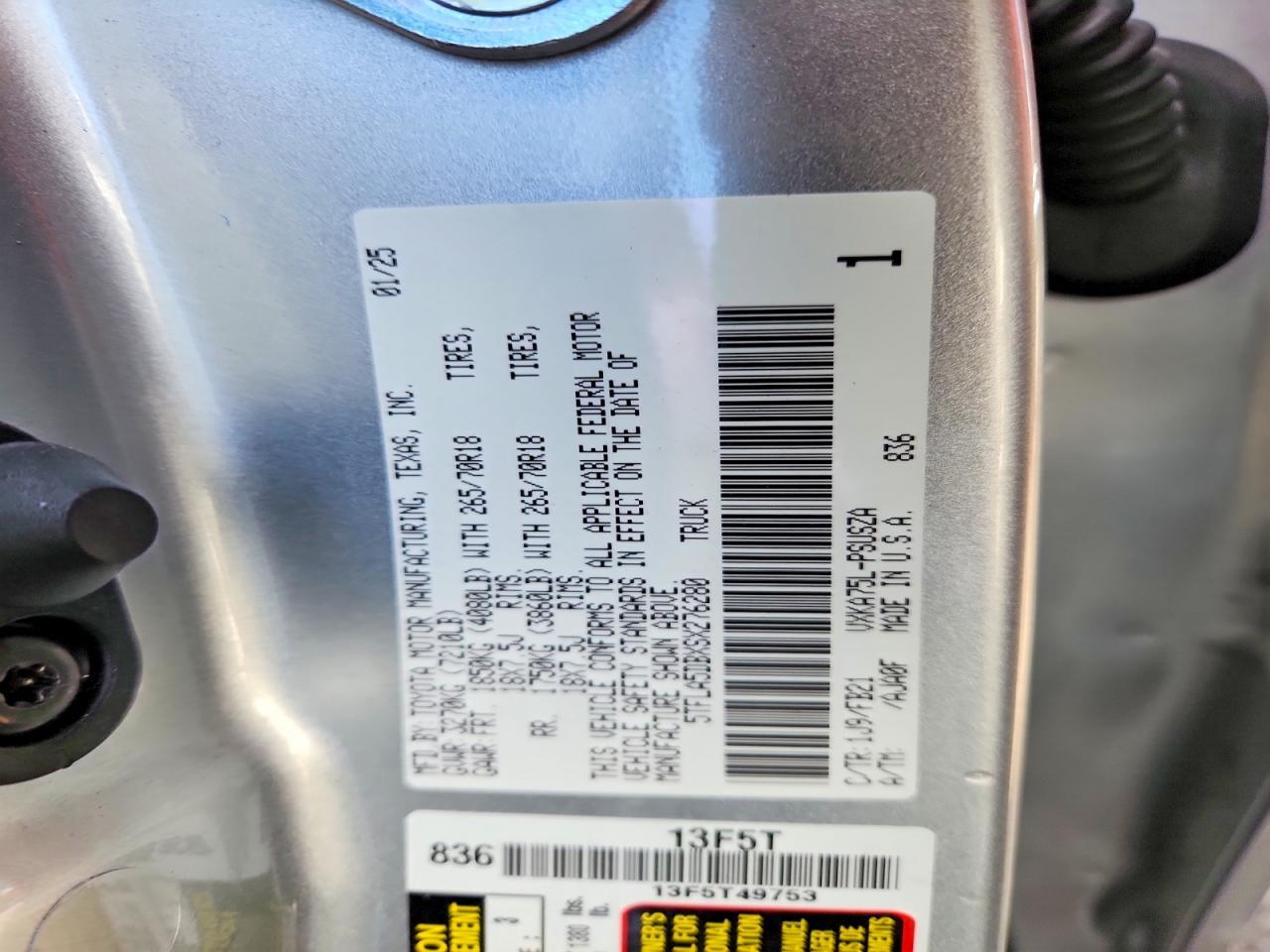 2025 Toyota Tundra SR5