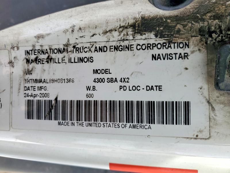 2009 International 4300 Refrigerated BOX Truck