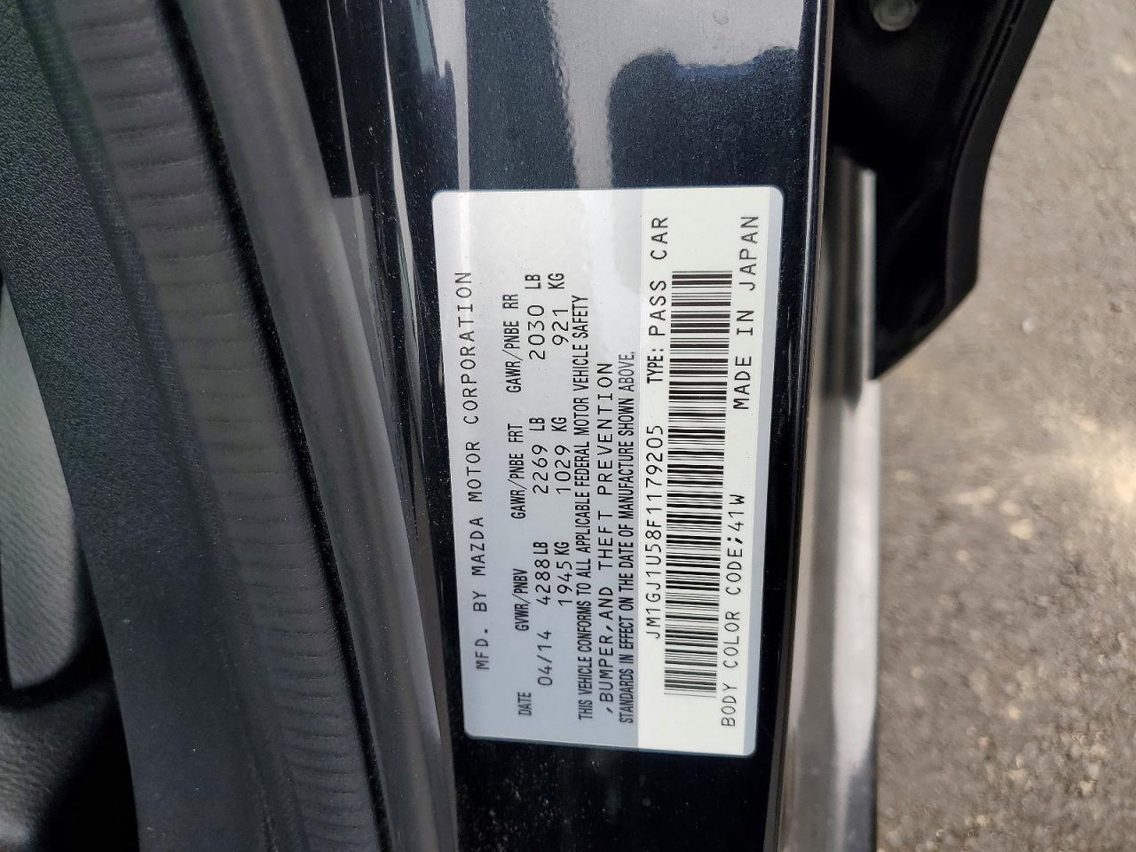 2015 Mazda 6 Sport