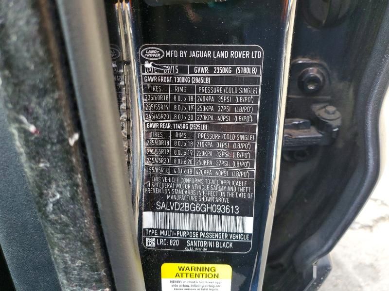 2016 Land Rover Range Rover Evoque hse Dynamic