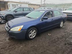 Salvage cars for sale from Copart New Britain, CT: 2007 Honda Accord ex