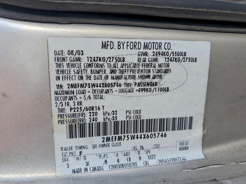 2004 Mercury Grand Marquis ls