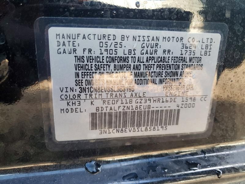 2025 Nissan Versa sv