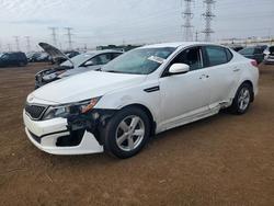 Salvage cars for sale from Copart Elgin, IL: 2015 KIA Optima lx