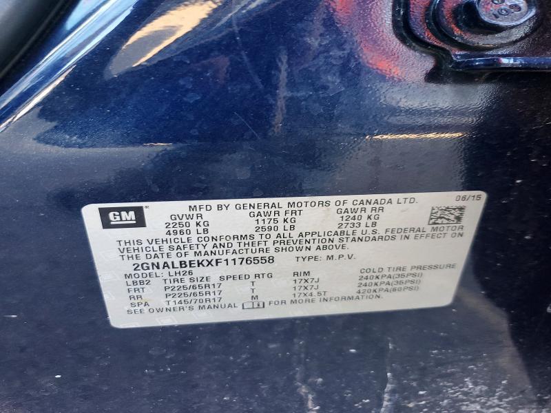 2015 Chevrolet Equinox lt