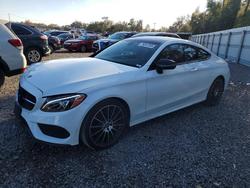 Mercedes-Benz C300 salvage cars for sale: 2018 Mercedes-Benz C300