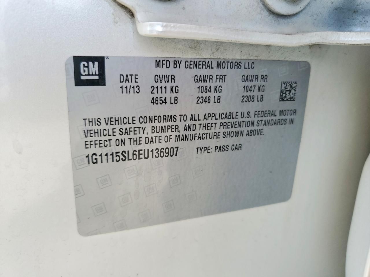 2014 Chevrolet Impala lt