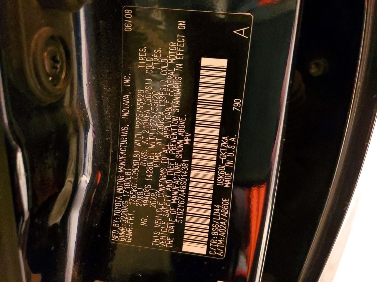 2008 Toyota Sequoia Platinum