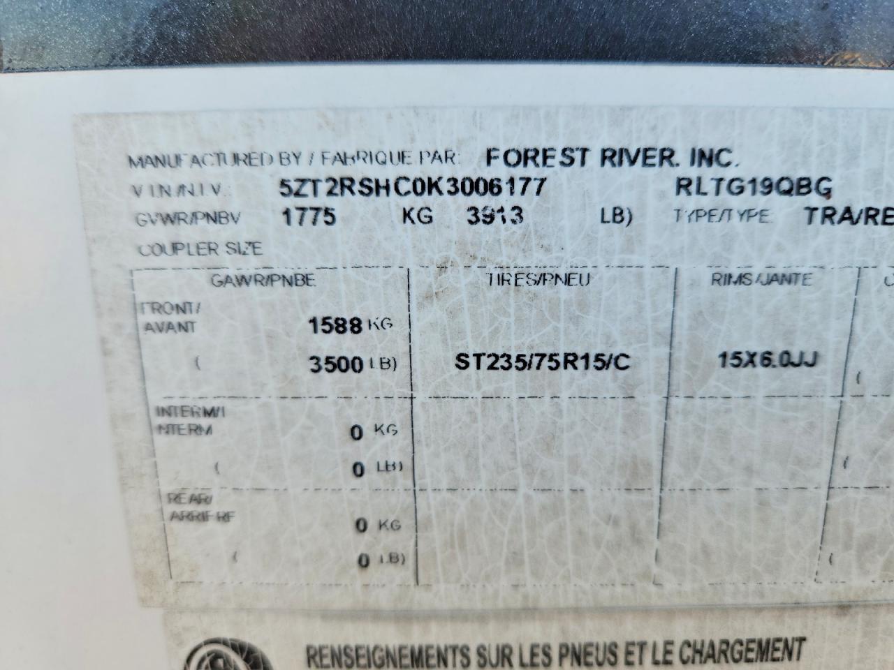 2019 Foresriver 2019 Forest River Rockwood GEO PRO Camper