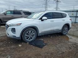 Vehiculos salvage en venta de Copart Elgin, IL: 2020 Hyundai Santa fe Limited