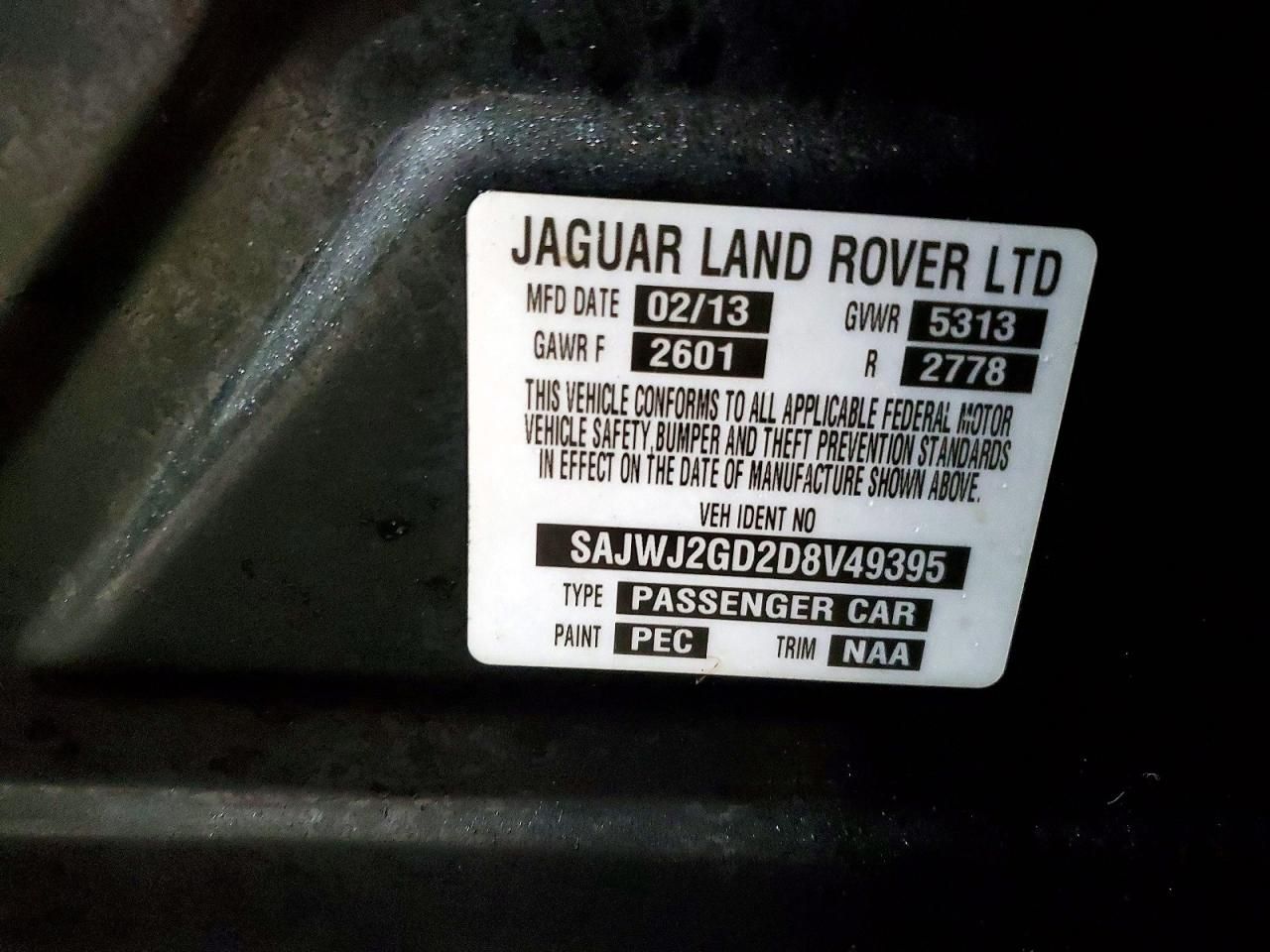 2013 Jaguar Xjl Portfolio