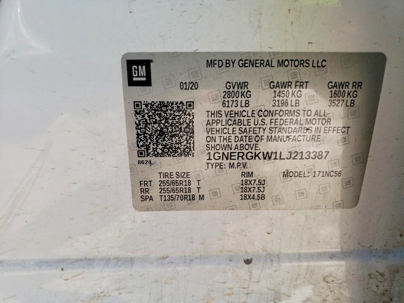 2020 Chevrolet Traverse lt