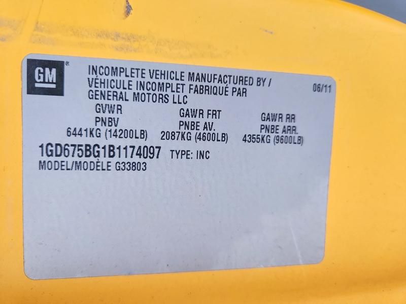 2011 GMC Savana Cut-school bus