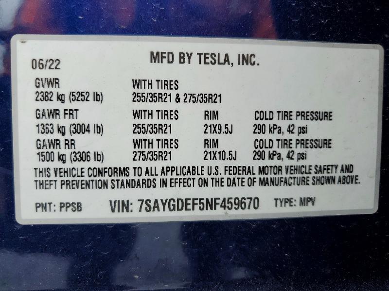 2022 Tesla Model y