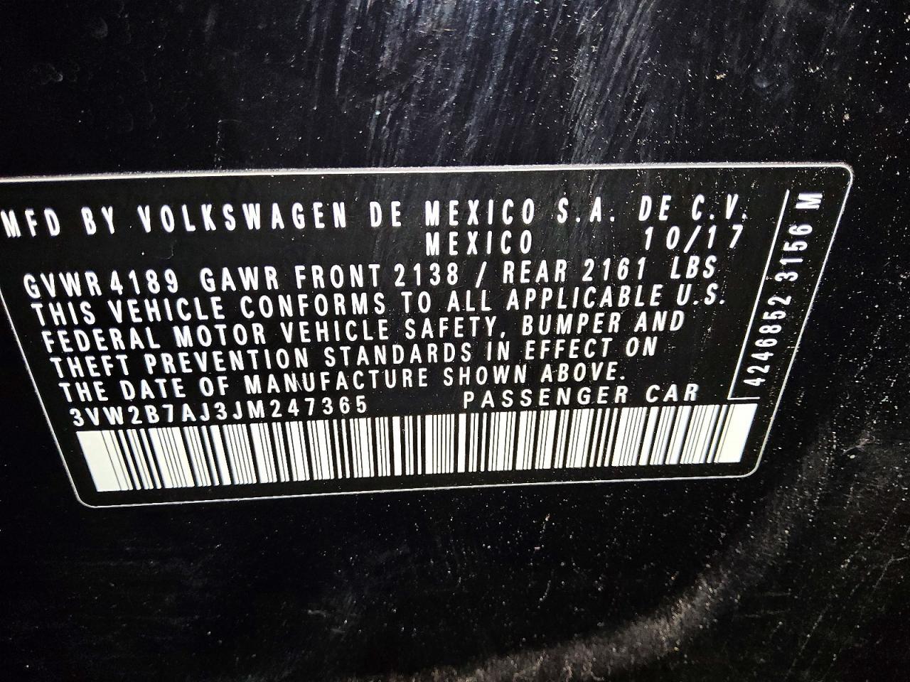 2018 Volkswagen Jetta s