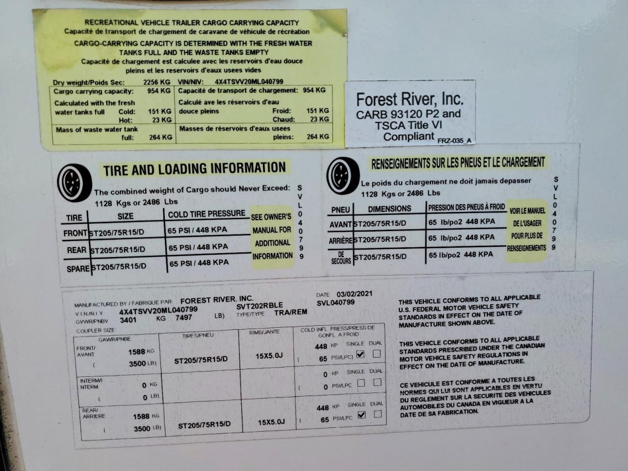 2021 Wildwood 2021 Foresriver Surveyor