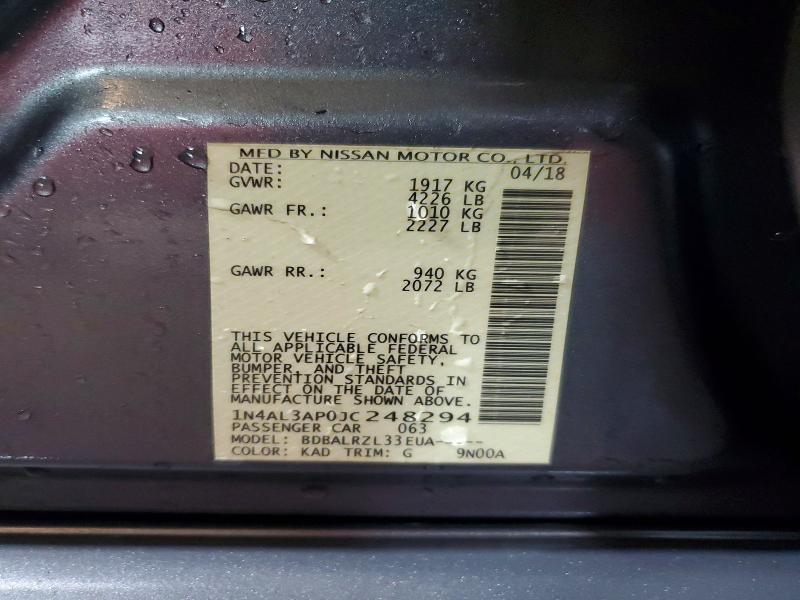 2018 Nissan Altima 2.5 sl