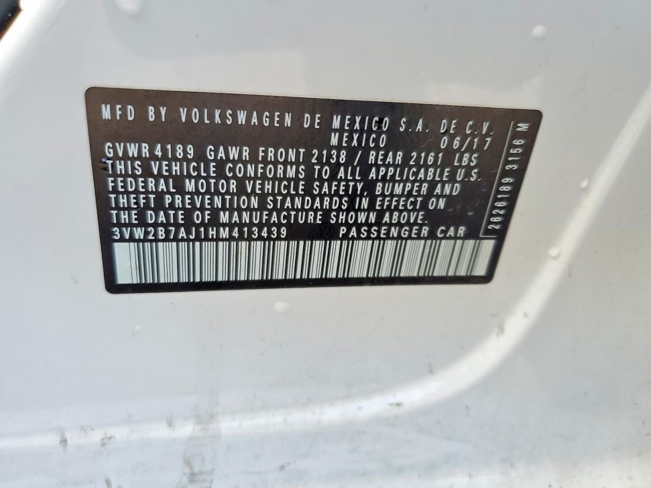 2017 Volkswagen Jetta s