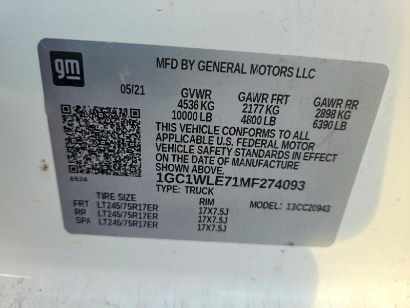 2021 Chevrolet Silverado 2500 2WD 6.6 V8 Crew Cab