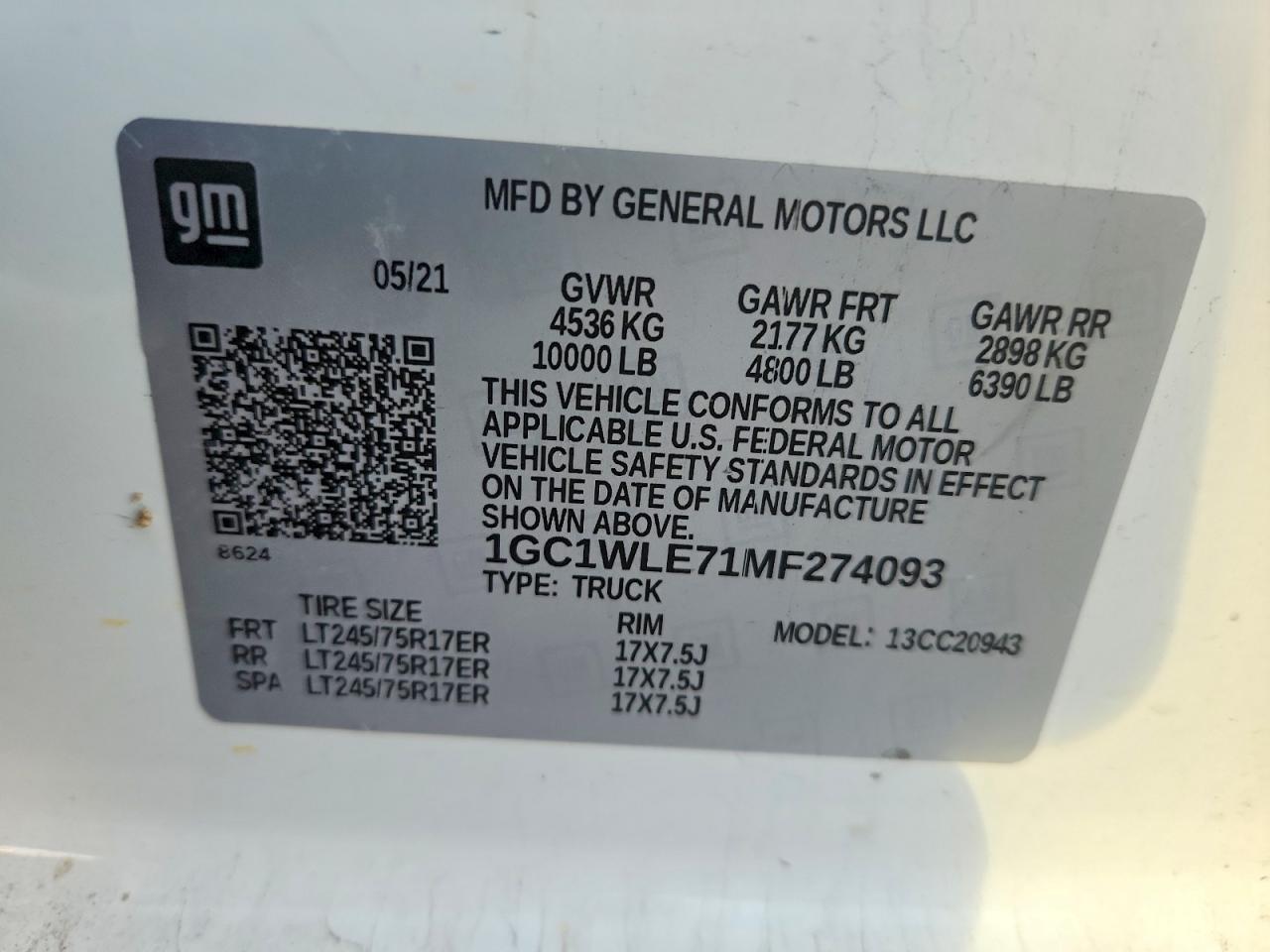 2021 Chevrolet Silverado 2500 2WD 6.6 V8 Crew Cab