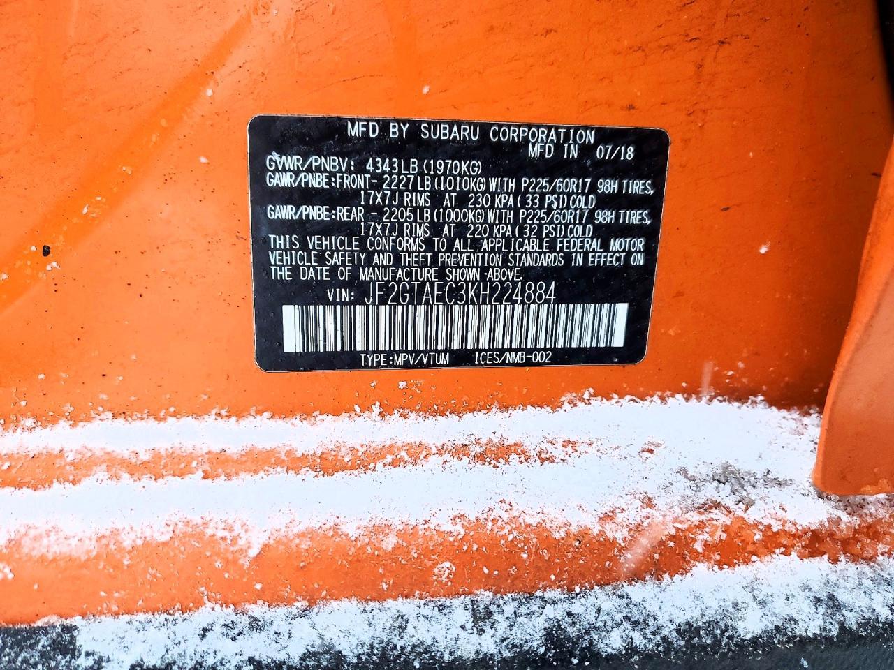 2019 Subaru Crosstrek Premium