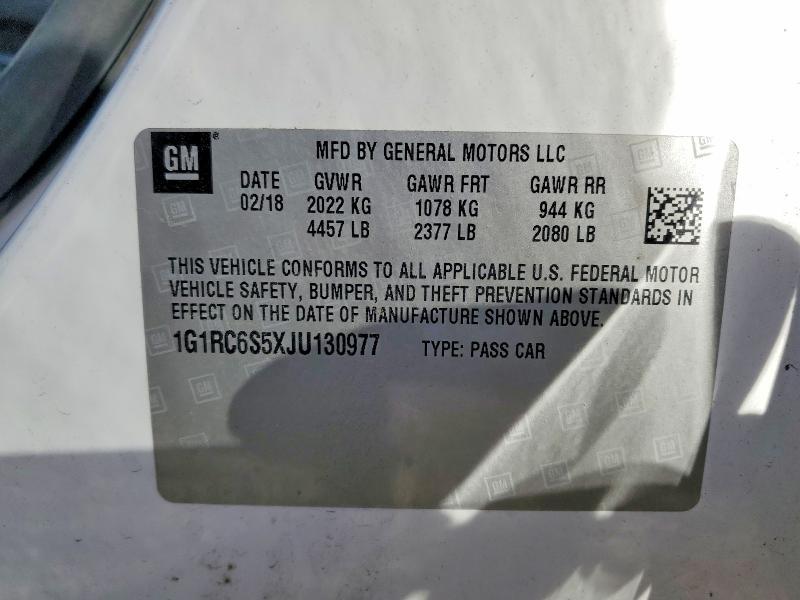 2018 Chevrolet Volt lt