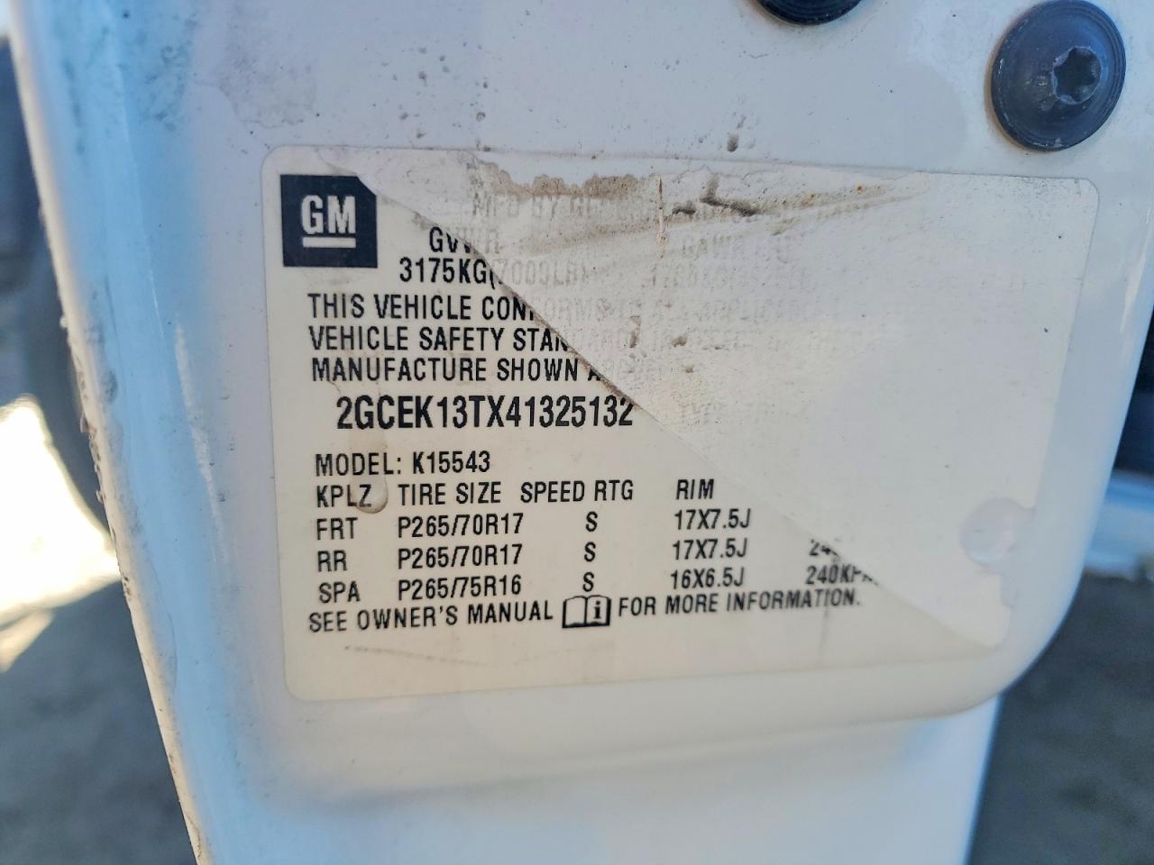 2004 Chevrolet Silverado K1500