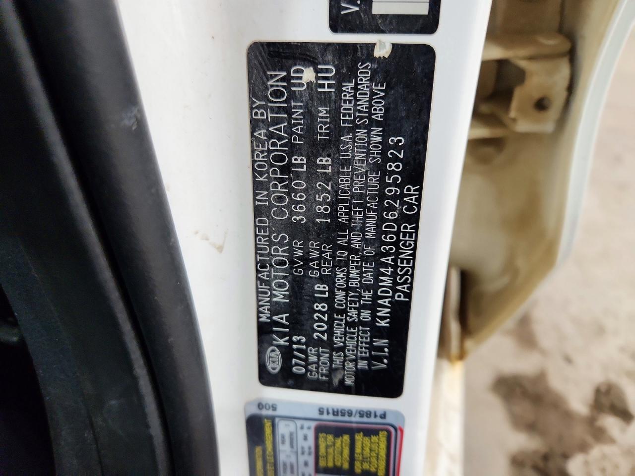 2013 KIA Rio lx