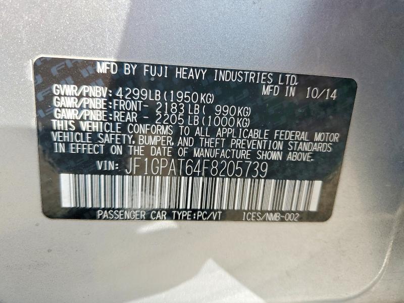 2015 Subaru Impreza Sport