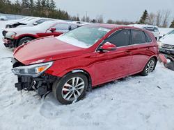 Vehiculos salvage en venta de Copart Bowmanville, ON: 2018 Hyundai Elantra gt