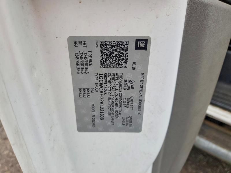 2019 Chevrolet Express G2500 Delivery Van