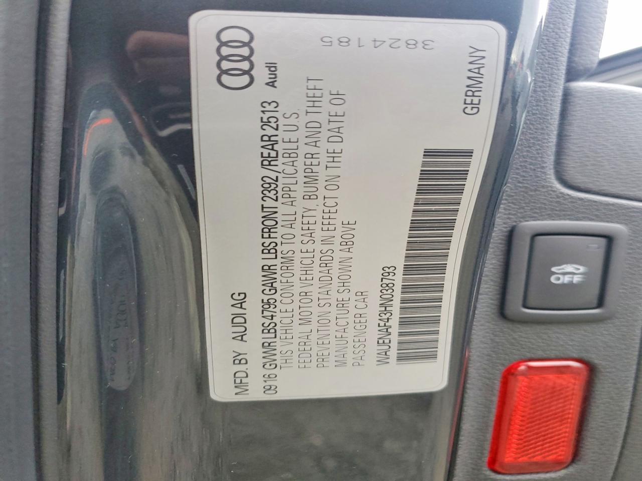 2017 Audi A4 Premium Plus