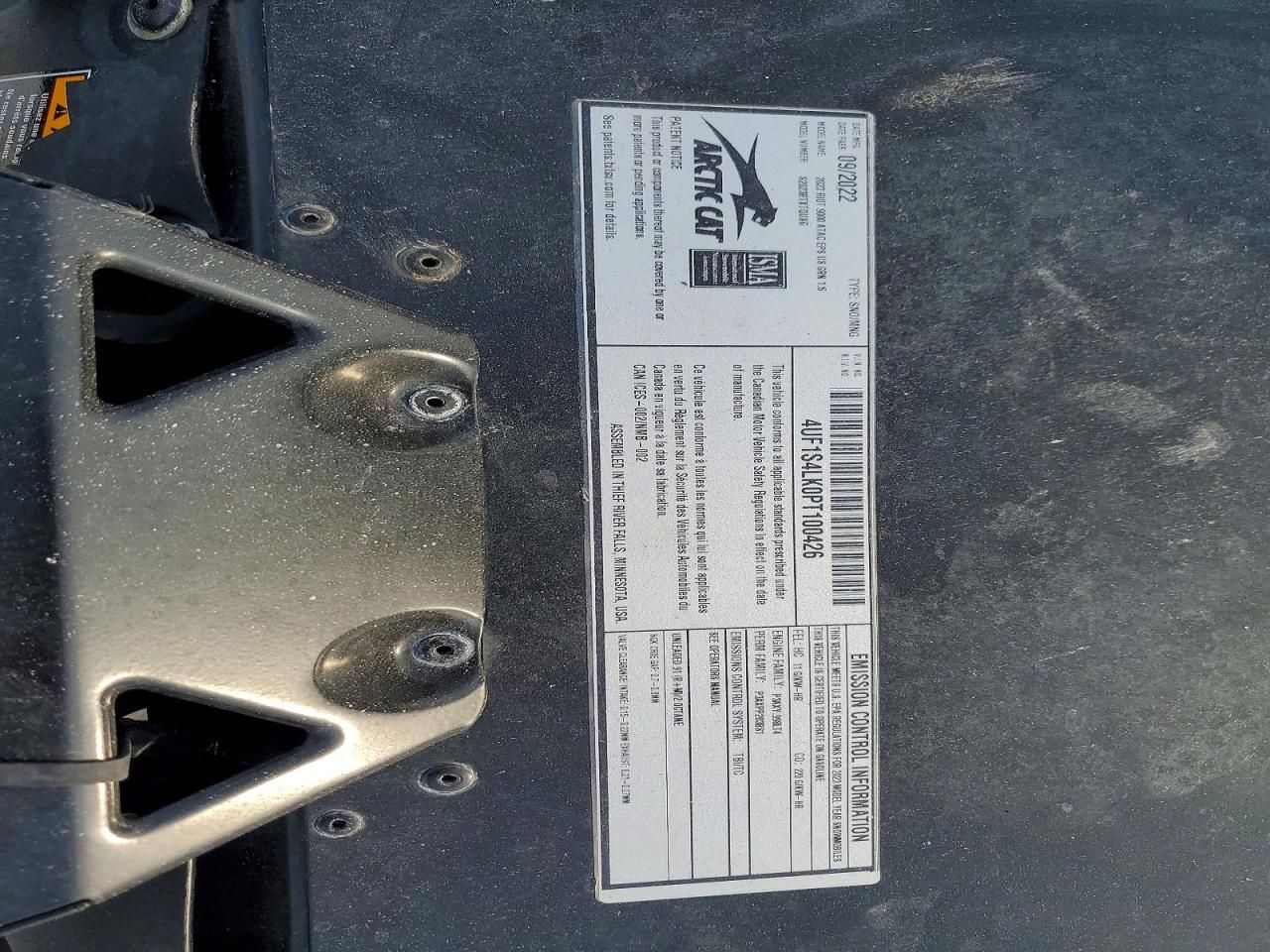 2023 Arctic Cat 2023 Arti Snowmobile