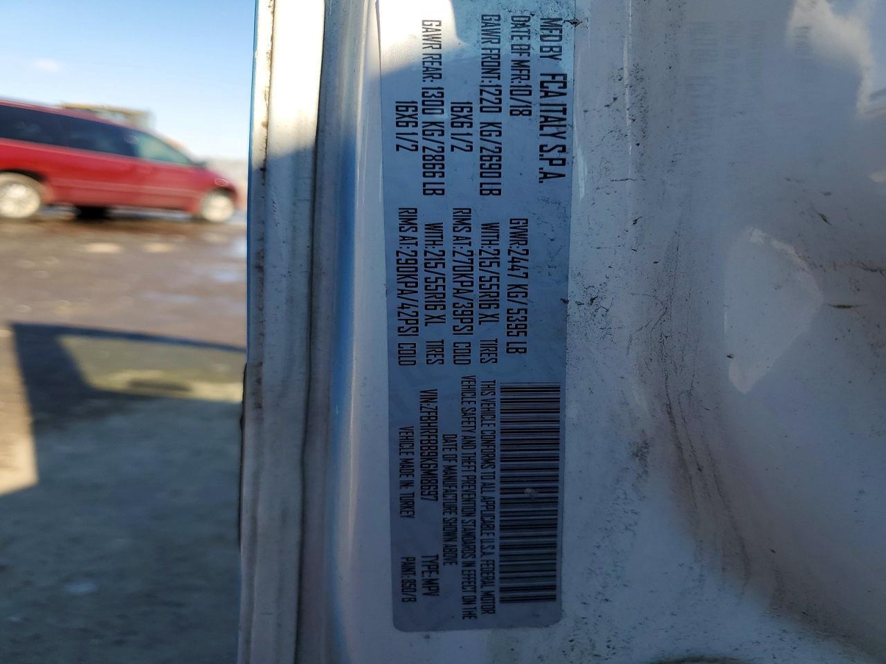 2019 Dodge RAM Promaster City Delivery Van