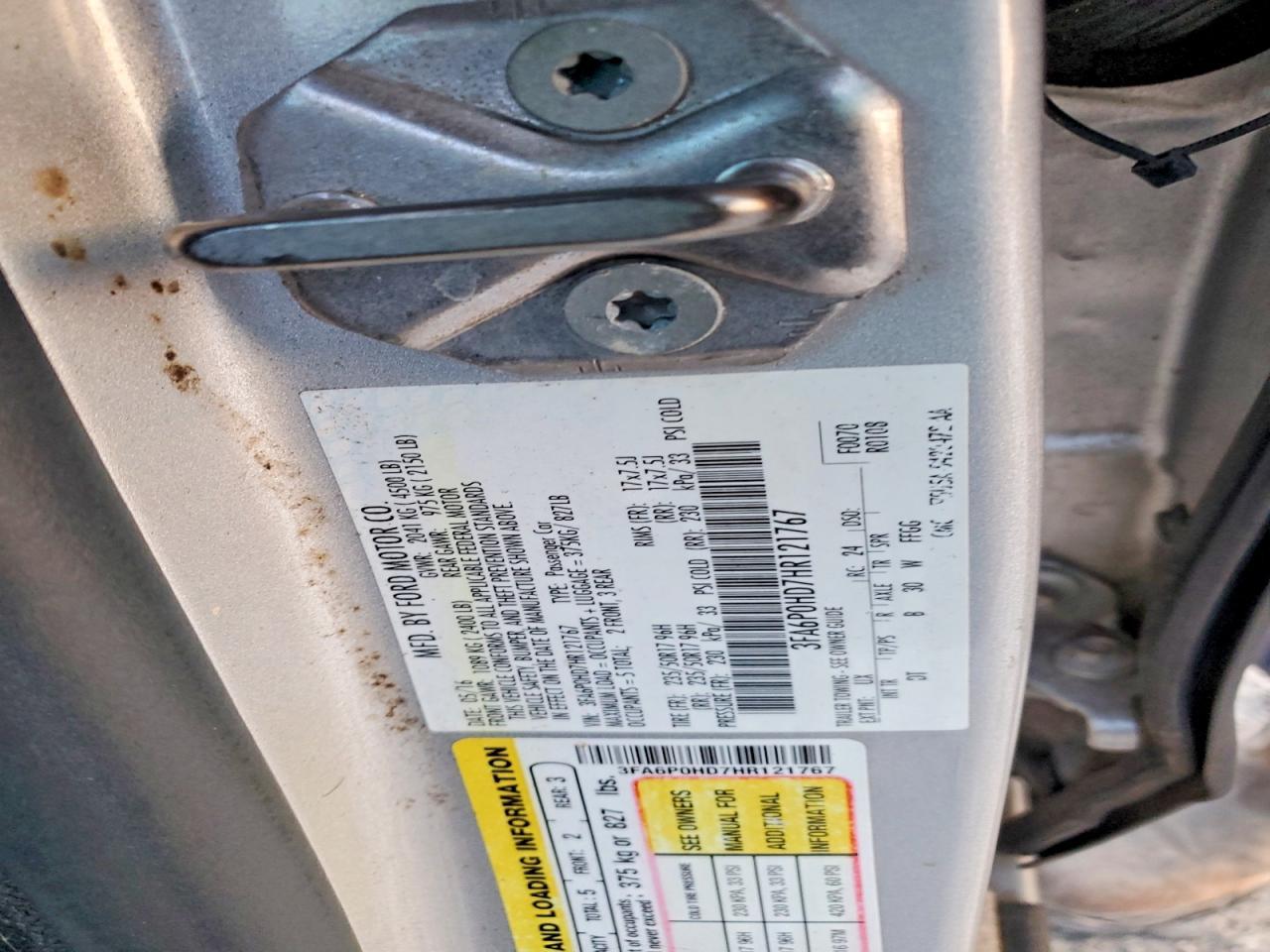 2017 Ford Fusion se
