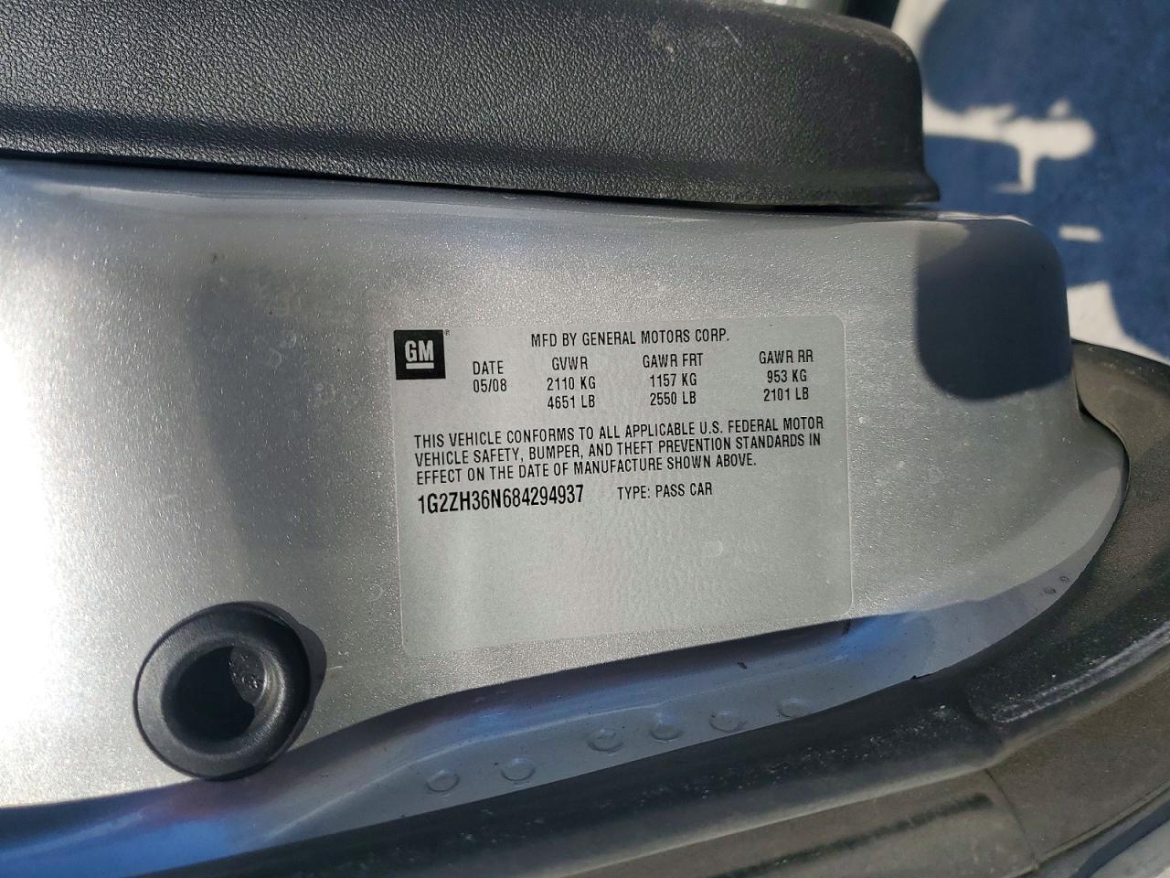 2008 Pontiac G6 gt