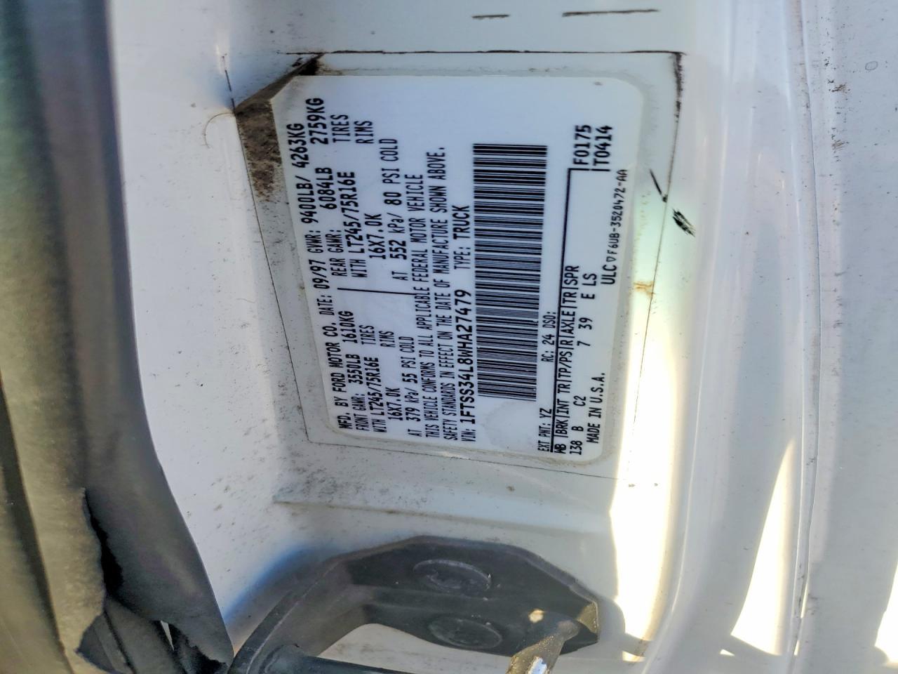 1998 Ford Econoline E350 Super Duty Van