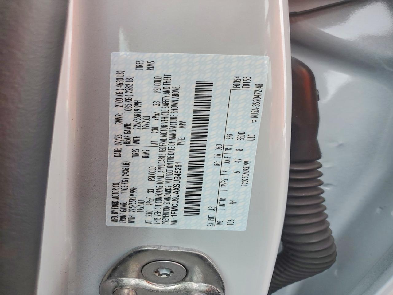 2025 Ford Escape Platinum
