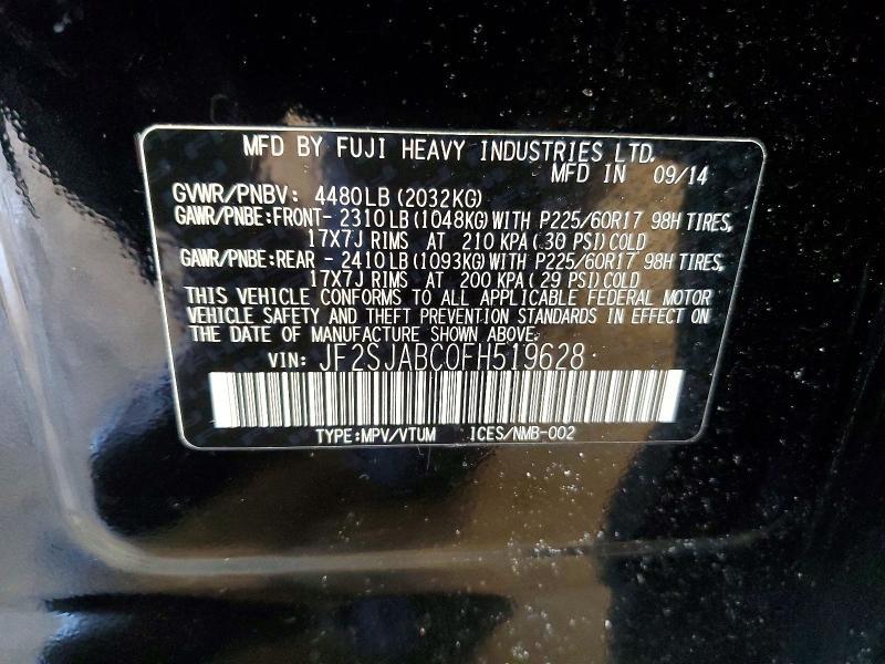 2015 Subaru Forester 2.5i