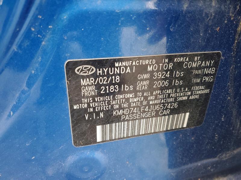 2018 Hyundai Elantra se