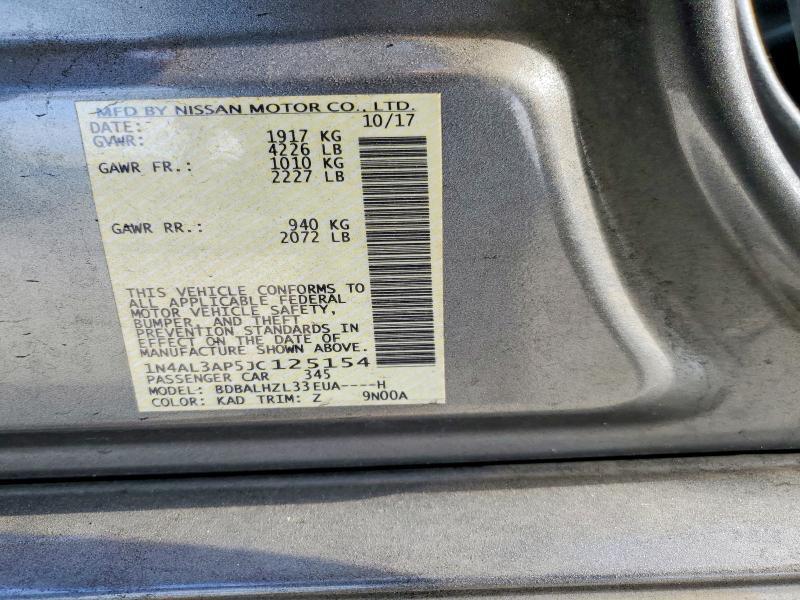 2018 Nissan Altima 2.5 sr