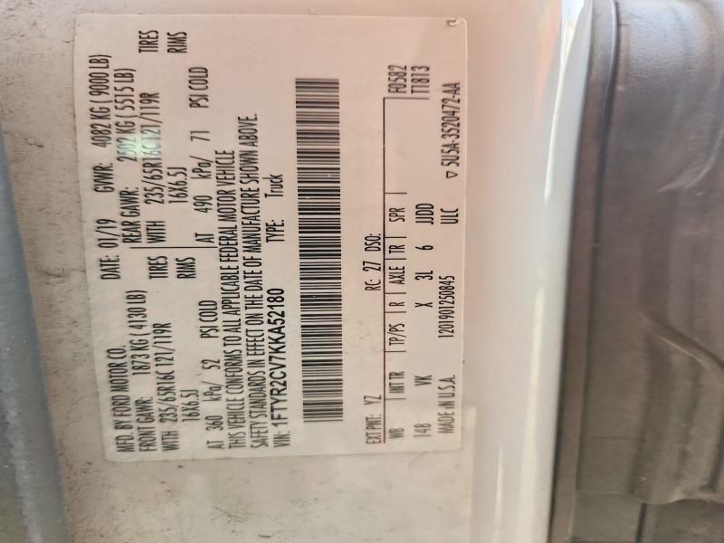 2019 Ford Transit 250 Utility / Service van