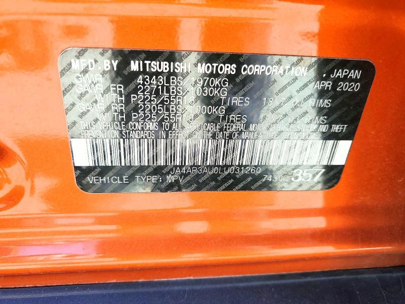 2020 Mitsubishi Outlander Sport es