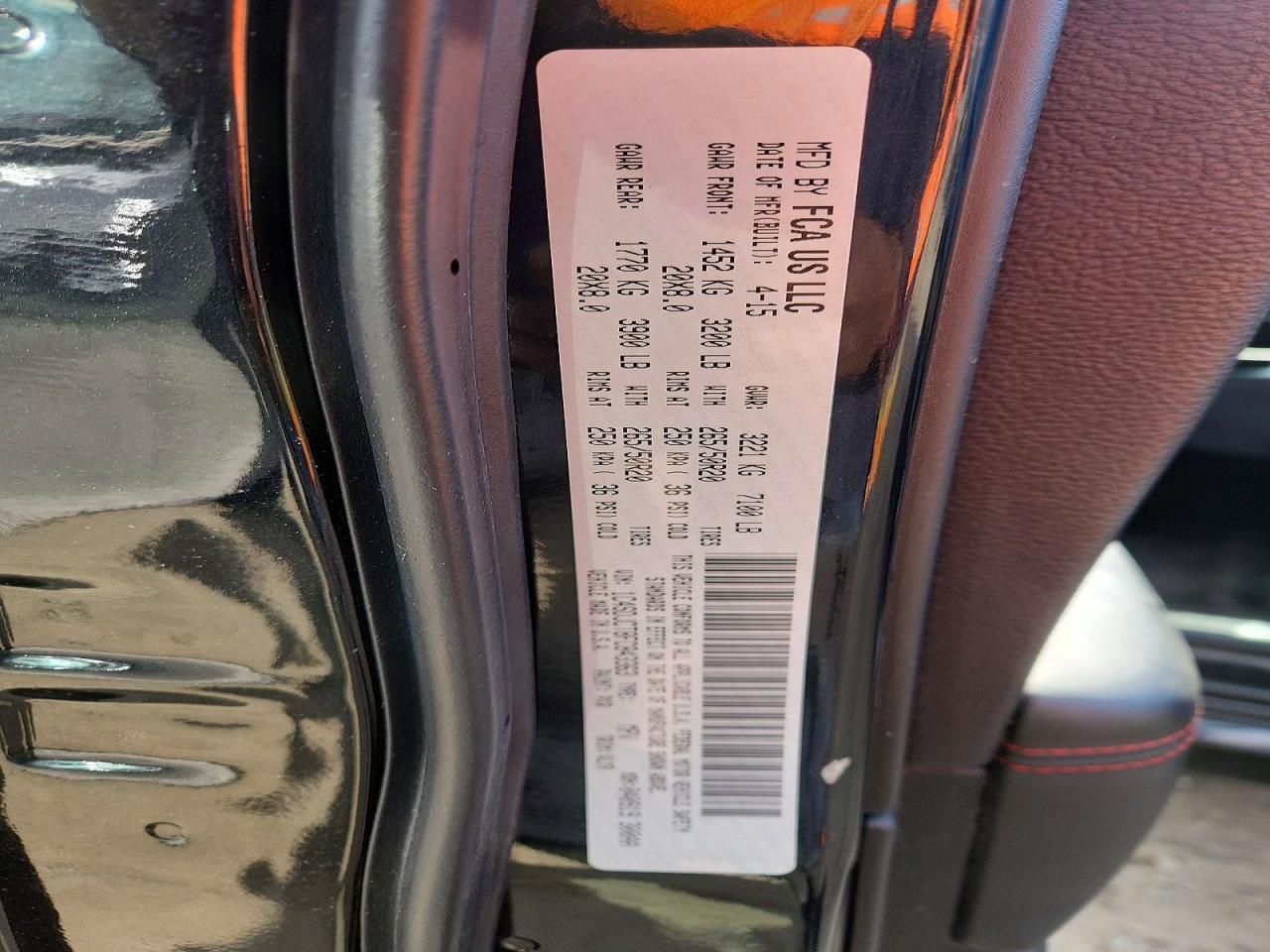 2015 Dodge Durango r