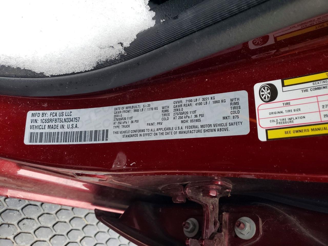 2020 Dodge RAM 1500 BIG Horn