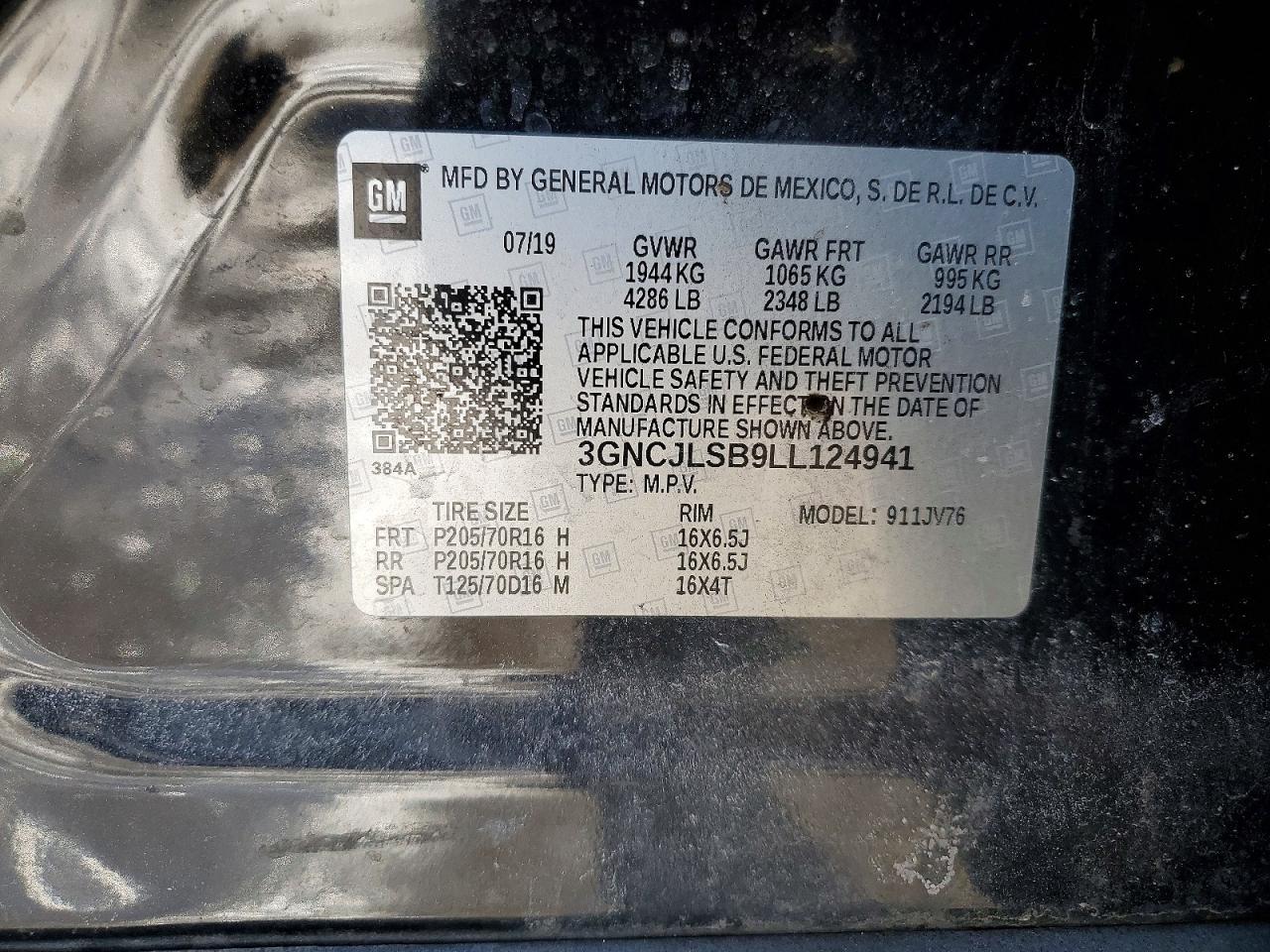 2020 Chevrolet Trax 1LT