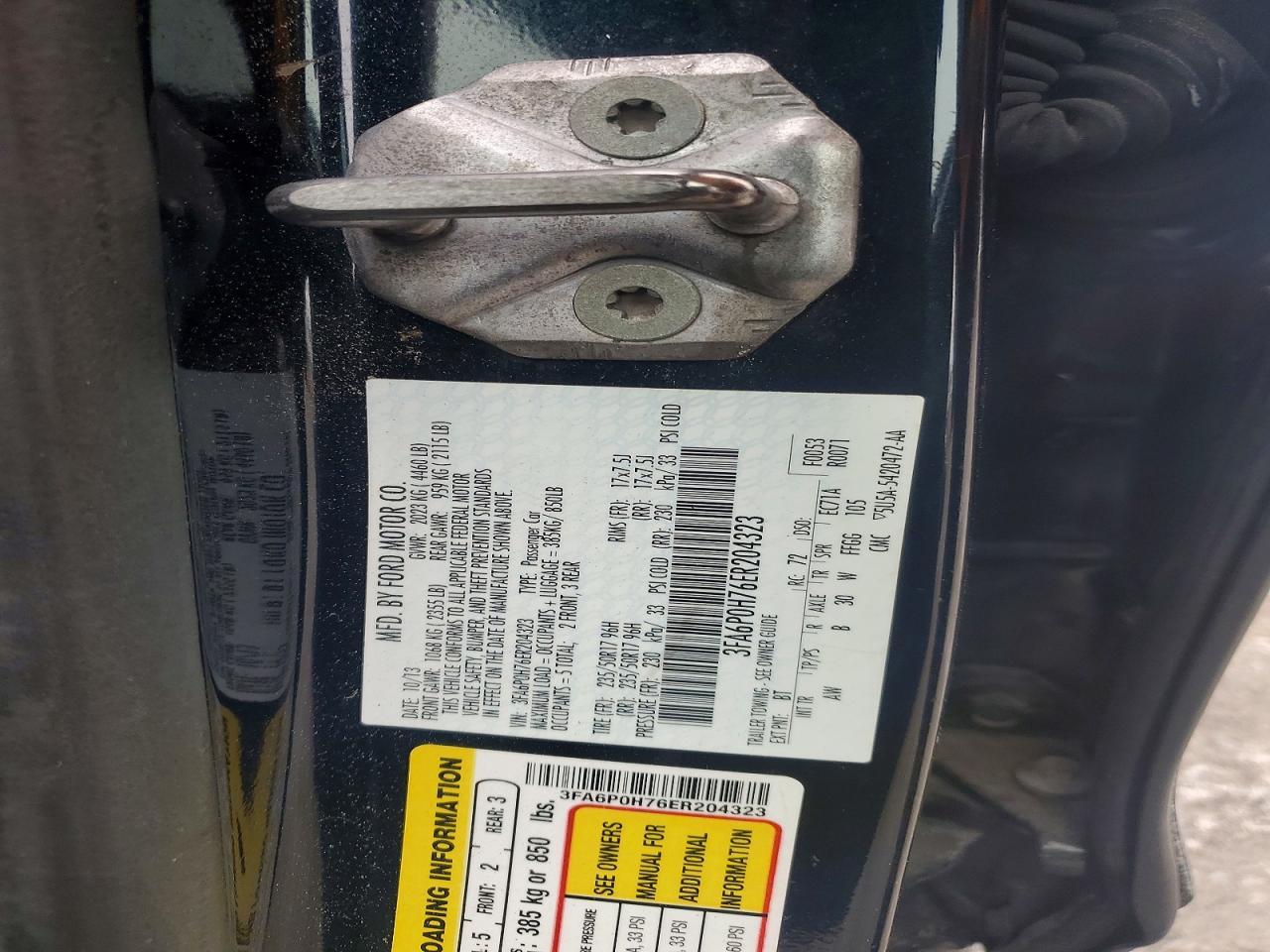 2014 Ford Fusion se