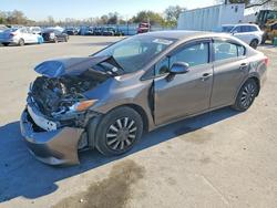 Honda salvage cars for sale: 2012 Honda Civic lx