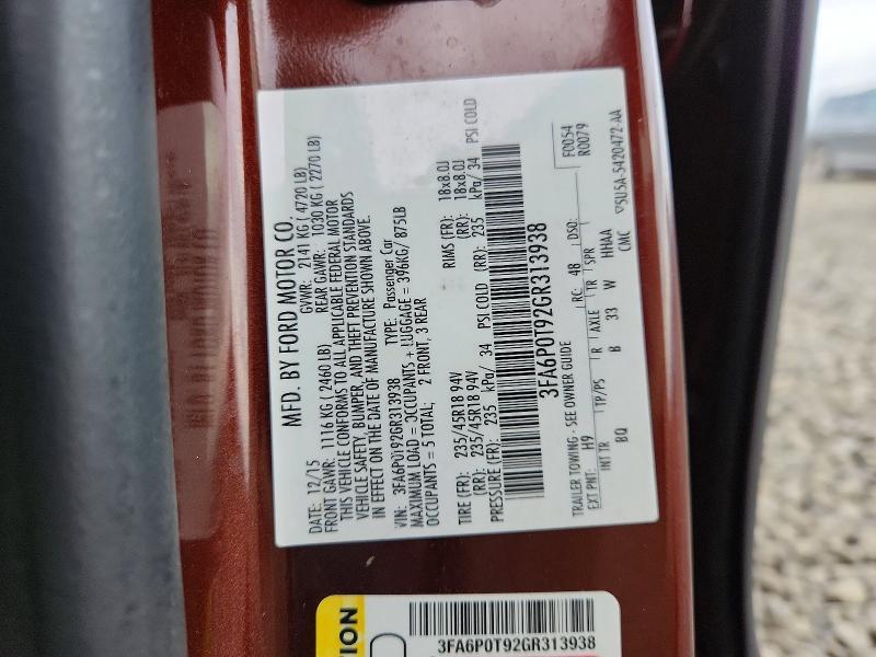 2016 Ford Fusion se